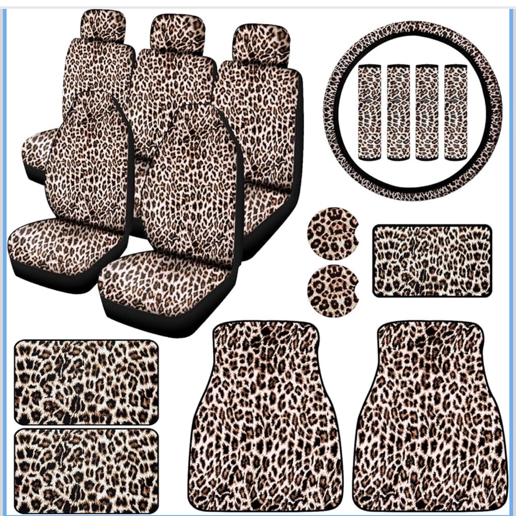 Leopard Print Car Seat Covers  Accessories